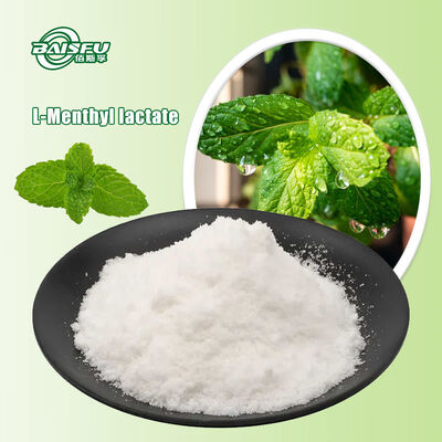 Baisfu Pure Natural L-Menthyl Lactate CAS:59259-38-0 Food Grade  High Concentration Food Flavor White Crystalline Powder for Baked Goods and Cosmetics