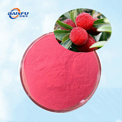 Baisfu Food Grade Freeze-Dried Red Bayberry Powder Natural Red Pigment Suitable for Dairy Products