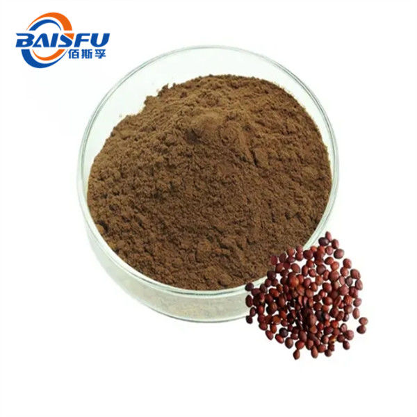 Baisfu hot sell and of high quality Brown Fine Powder 98% Spine Date Seed P.E. Jujube seed saponins  use in Food and health supplements