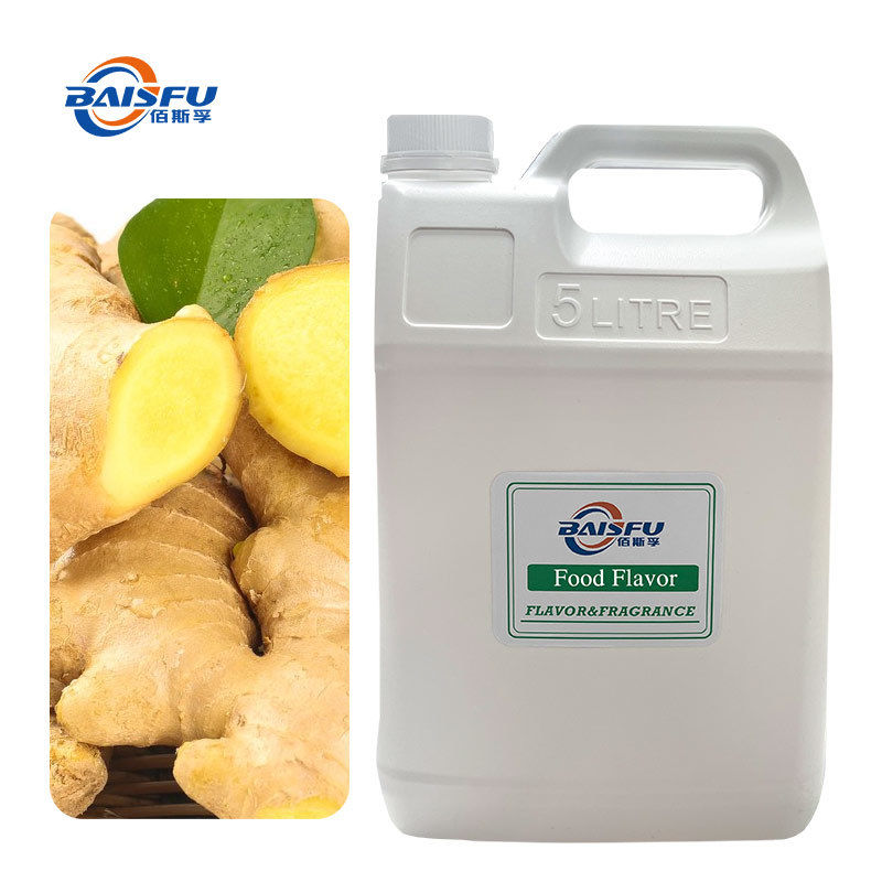 Ginger Oil Flavor has a spicy flavor and is used in food, beverages, condiments and daily chemicals