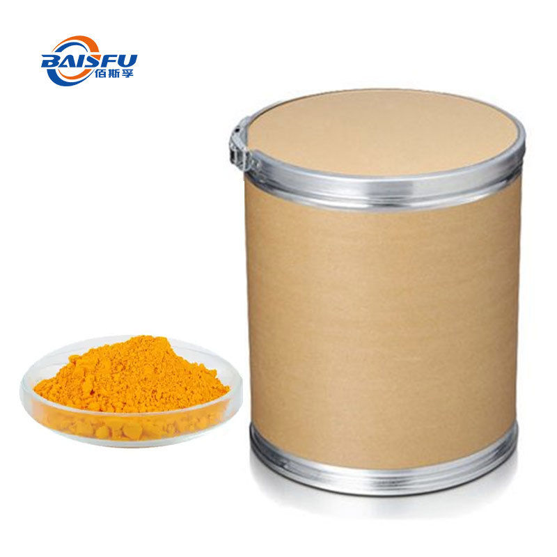 Baisfu Orange-yellow crystalline powder Specifications 2% 98% Top Quality Emodin CAS 518-82-1 use in cosmetics