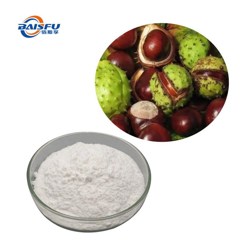 Shaanxi Baisfu herbal plant extract Light brown and white crystalline powder Natura Aescin CAS No.: 6805-41-0 For medicine and cosmetic