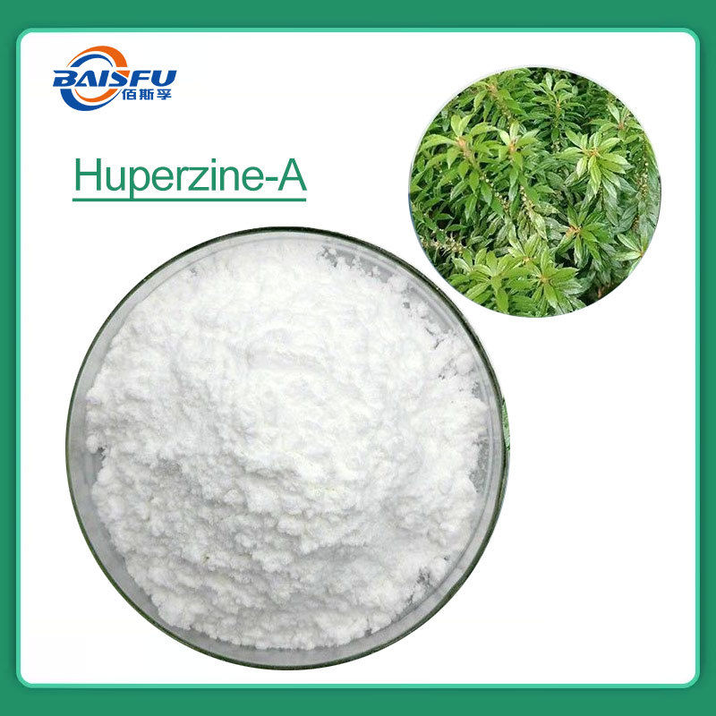 Shaanxi Baisfu plant extract White powder huperzia serrata extract CAS No.102518-79-6 huperzine A for Alzheimer therapy