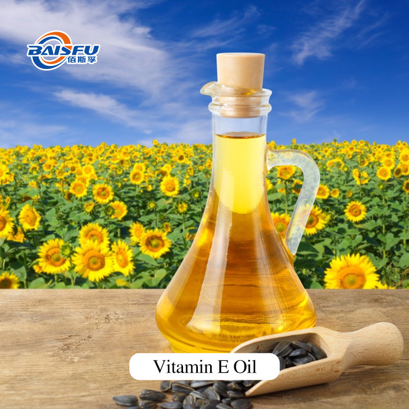 Food Grade Vitamin E Oil Natural/Synthetic Yellow Clear Viscous Liquid CAS:59-02-9