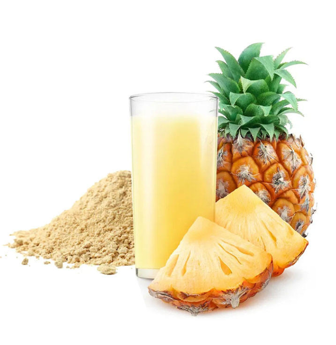 Excellent quality organic fresh Pineapple fruit juice concentrated Light yellow powder used in the food and beverage industries