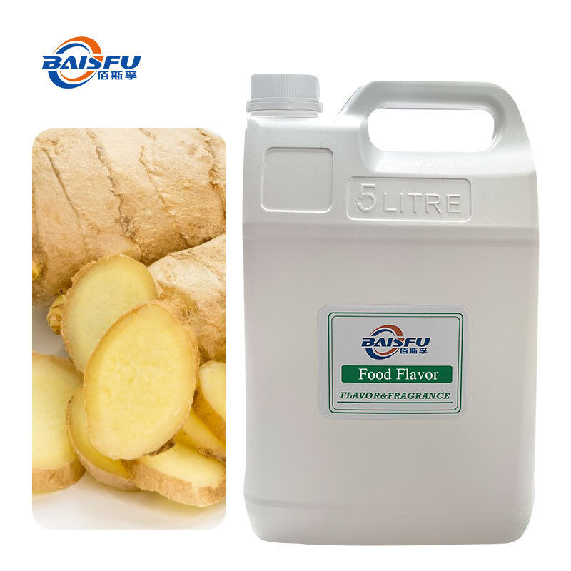 Premium Natural Ginger Flavor | Concentrated Liquid for Beverages & Baked Goods | High-impact, Stable