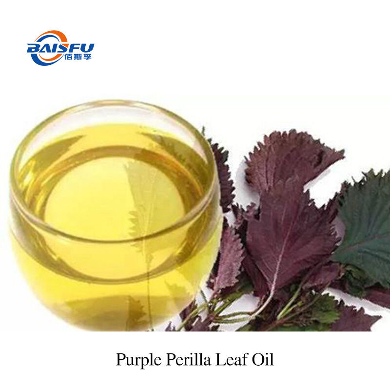 High Purity 99% Baisifu Purple Perilla Leaf Oil for Food Industry