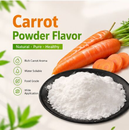 Natural Carrot Powder Flavor for Instant Soup Mix Creamy Carrot Broth and Vegetable Bouillon Powder