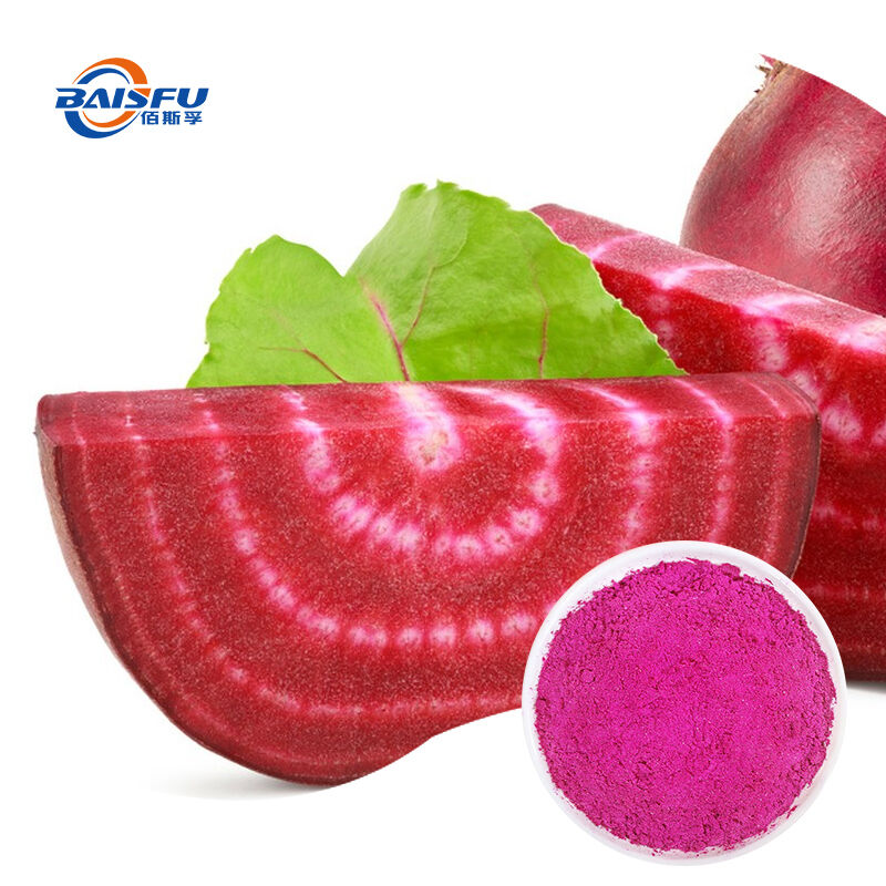 Baisfu Wholesale Organic Freeze-Dried Beetroot Powder Food Grade Nutrition Raw Material Natural Food Coloring Agents For Baking