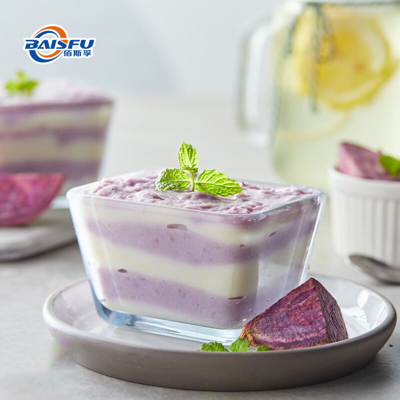 Baisfu Halal Available Pure Freeze Dried Taro Powder Food Grade FD Taro Root Powder for Bubble Tea