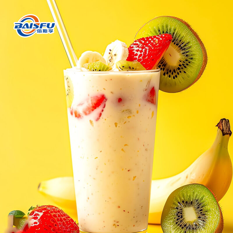 Baisfu Wholesale Freeze-Dried Banana Powder Natural Food Grade Water Soluble Fruit Powder for Solid Beverages